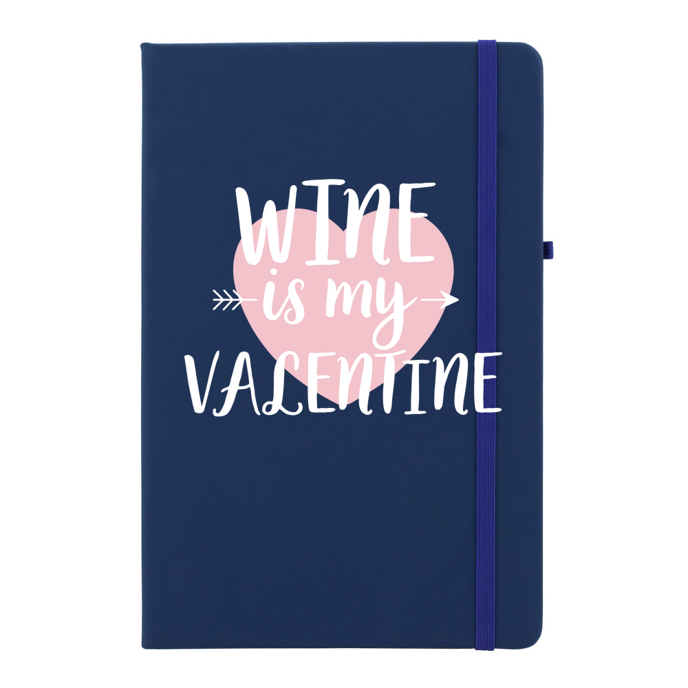 Wine Is My Valentine Soft Feel Notebook - Image 5