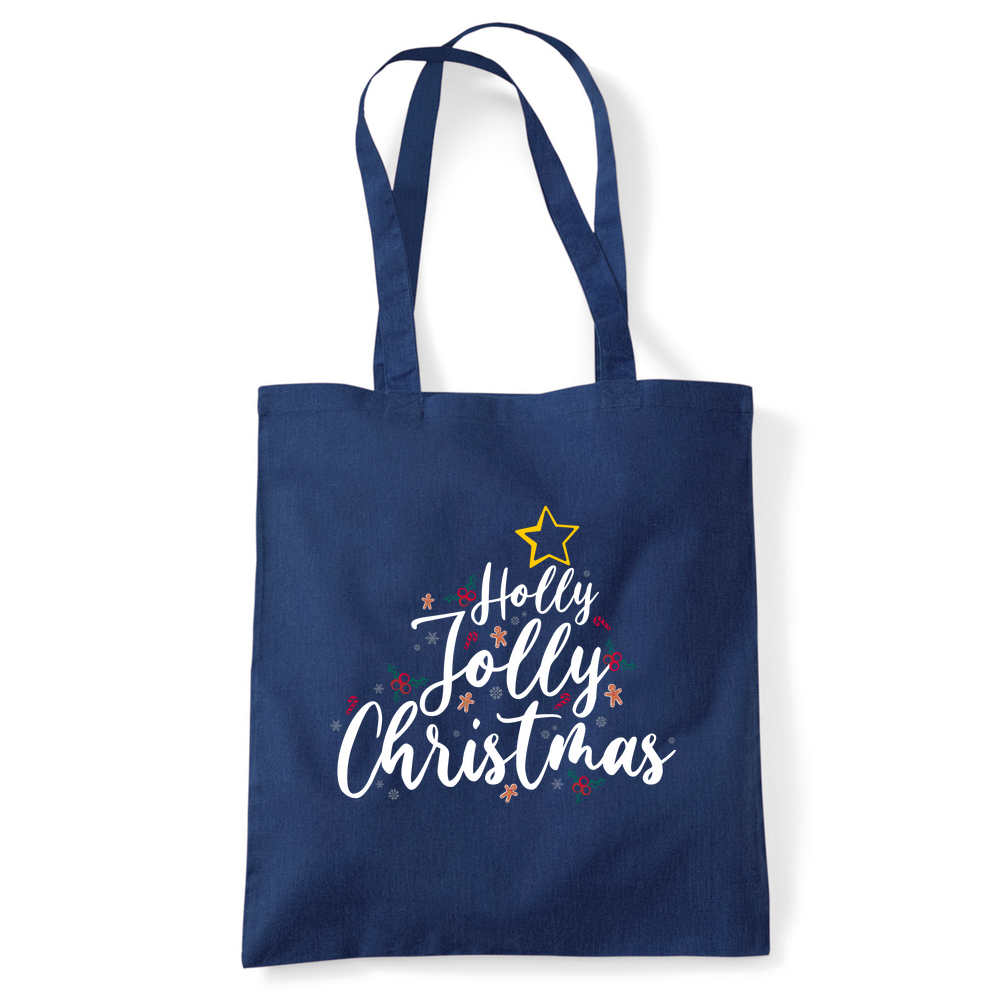 Holly Jolly Christmas Tote Bag - Image 5