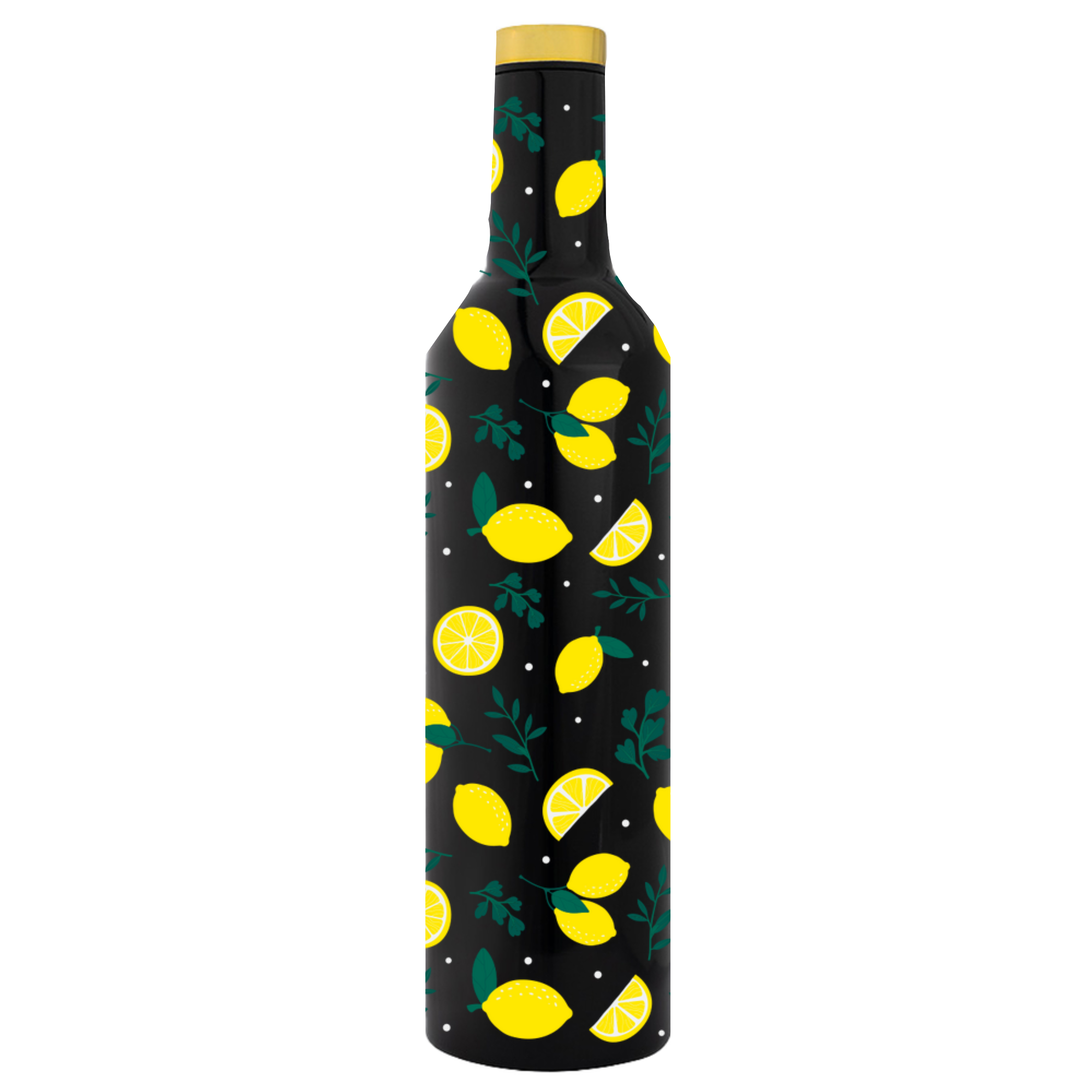 Lemons Pattern Flask Bottle - Image 4
