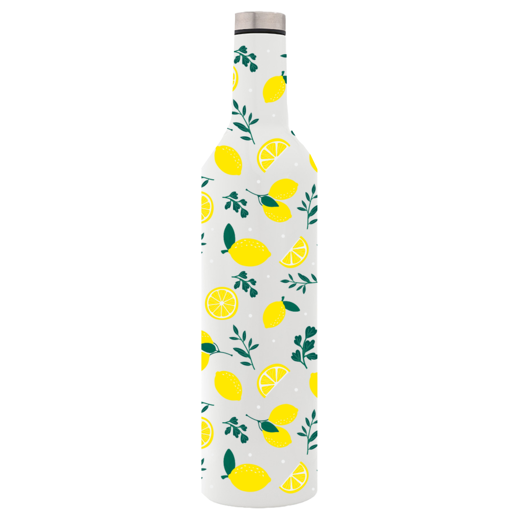 Lemons Pattern Flask Bottle - Image 2