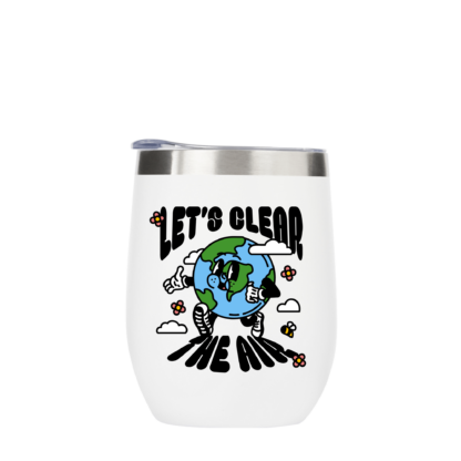 Let's Clear The Air Metal Tumbler