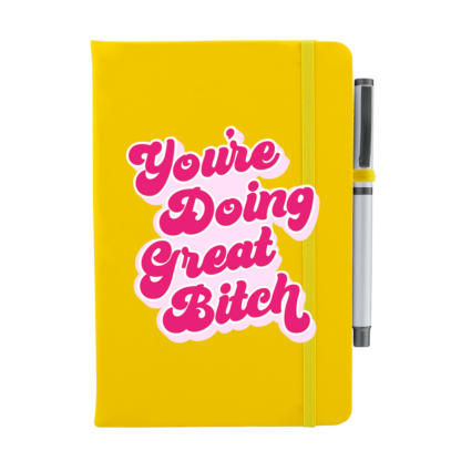 You're Doing Great Bitch Personalised Notebook with Pen - Image 2