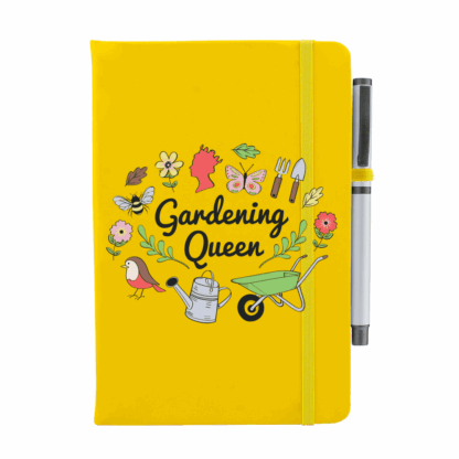 Gardening Queen Personalised Notebook with Pen - Image 12