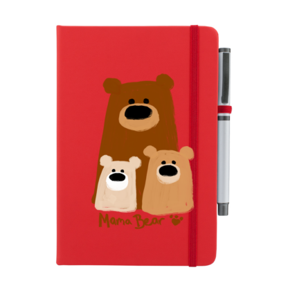 Mama Bear Personalised Notebook with Pen - Image 5