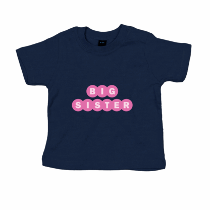 Big Sister Personalised Baby/Toddler T-Shirt - Image 6