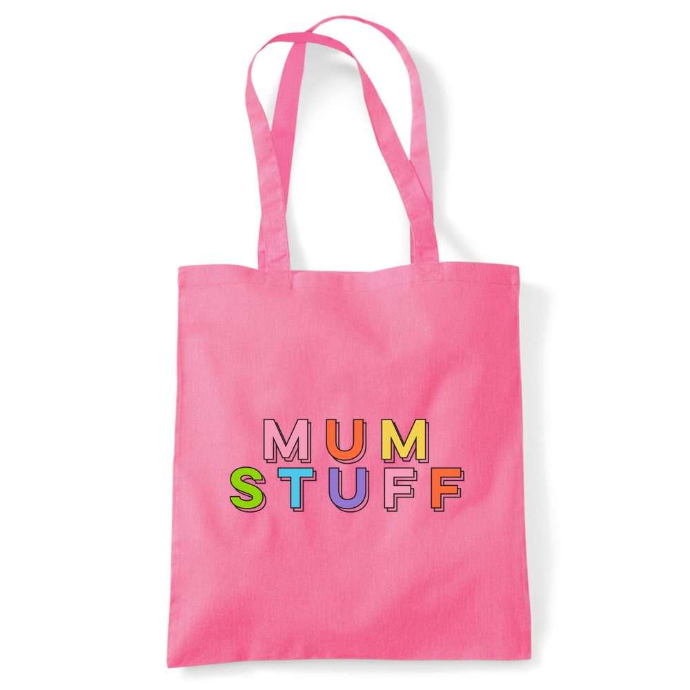 Mum Stuff Personalised Organic Cotton  Tote Bag - Image 24