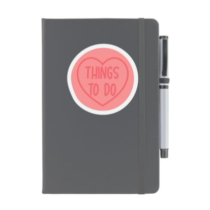Things To Do Personalised Notebook with Pen - Image 10