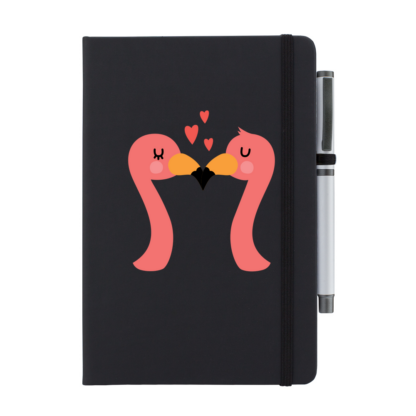 Flamingos Personalised Notebook with Pen - Image 12
