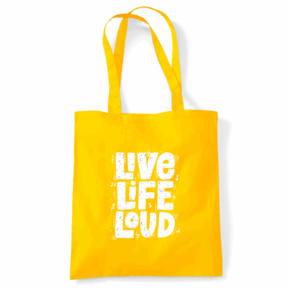 Live Life Loud Tote Bag - Image 9