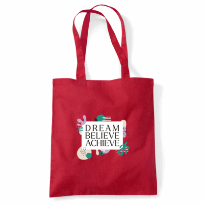 Dream Believe Achieve Tote Bag - Image 8