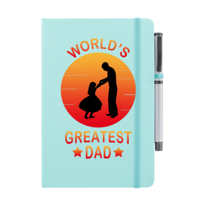 World's Greatest Dad Personalised Notebook with Pen - Image 14