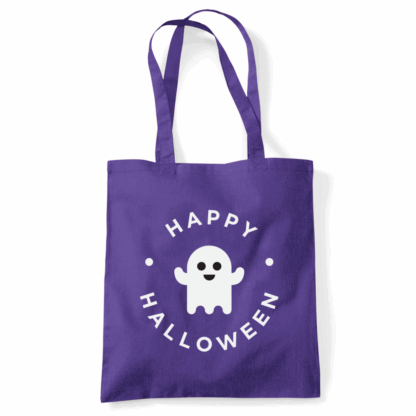 Happy Halloween Ghost Personalised Cotton Tote Bag - Image 17