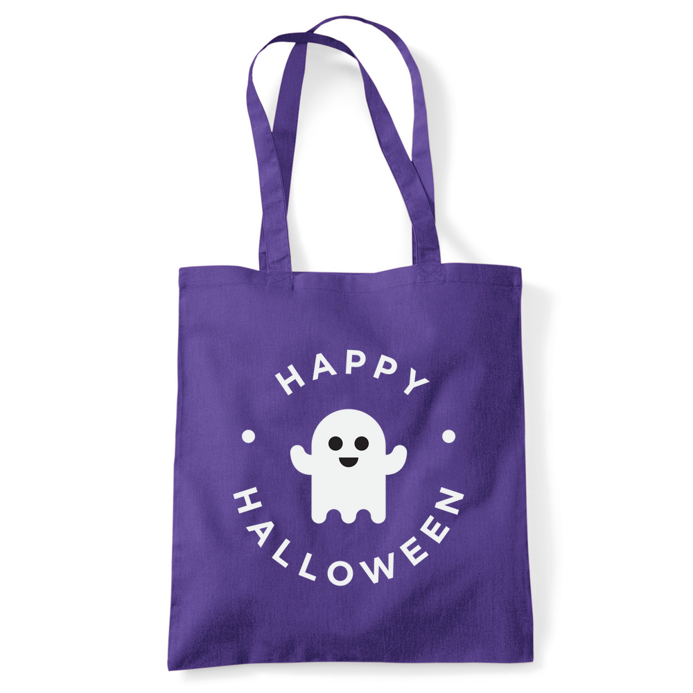 Happy Halloween Ghost Personalised Cotton Tote Bag - Image 17