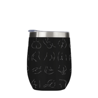 Bums Pattern Metal Drinks Tumbler