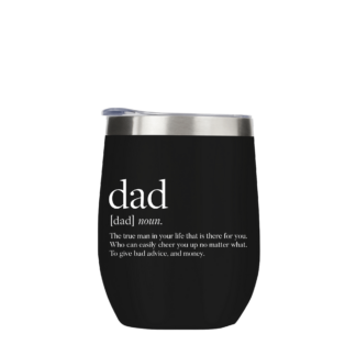 Dad Dictionary Definition Metal Drinks Tumbler