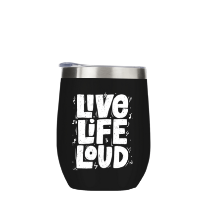 Live Life Loud Metal Drinks Tumbler