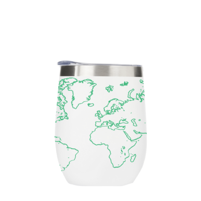 World Map Metal Drinks Tumbler - Image 3