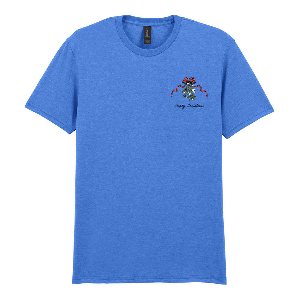 Merry Christmas Mistletoe Cotton T-Shirt - Image 15