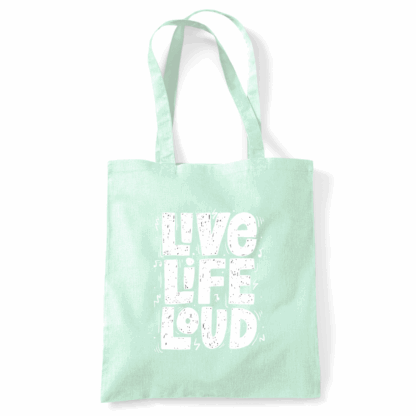 Live Life Loud Tote Bag - Image 45