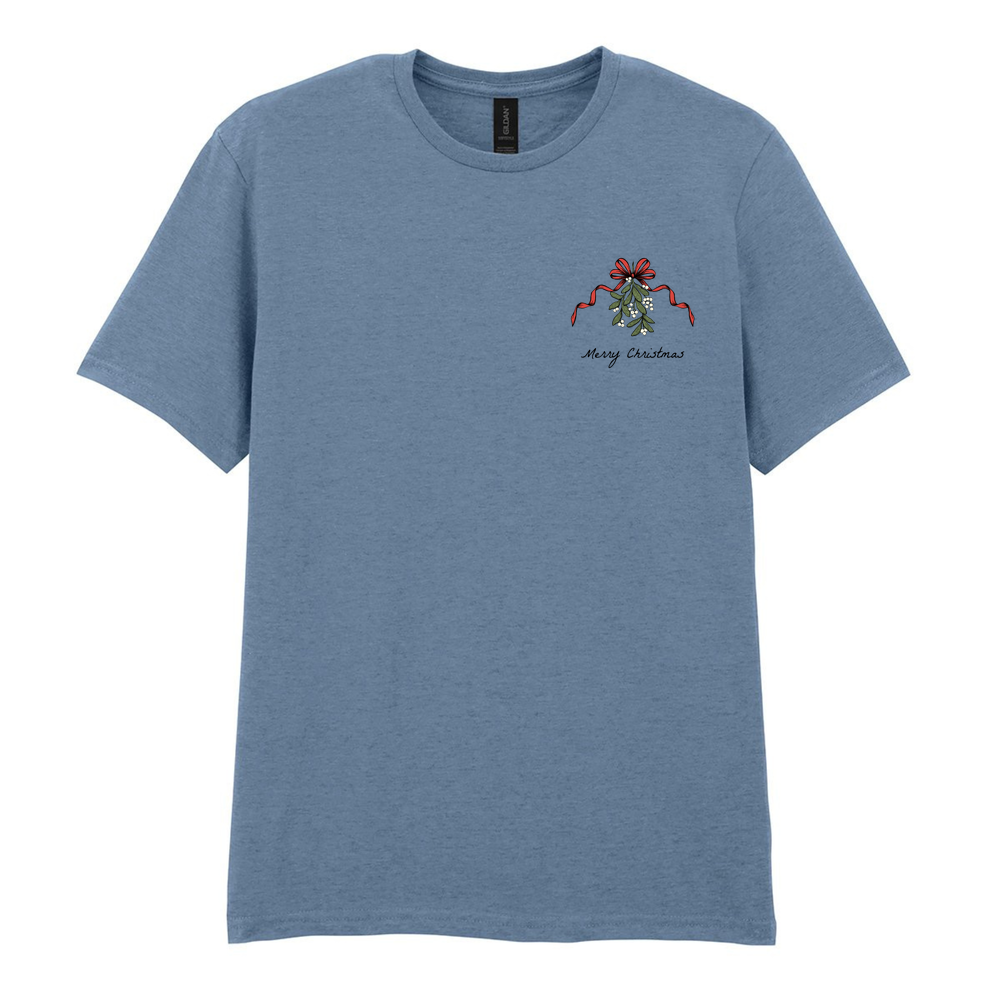 Merry Christmas Mistletoe Cotton T-Shirt - Image 13