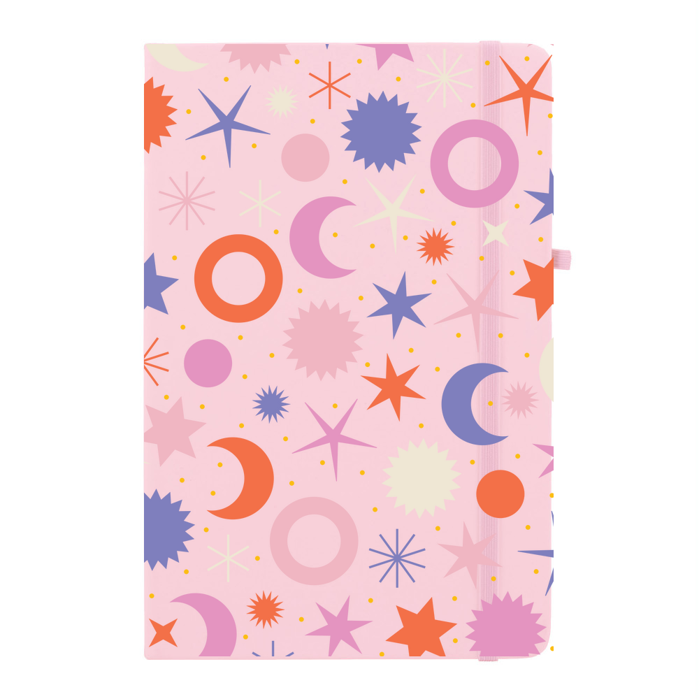 Moons and Stars Pattern Notebook - Image 3