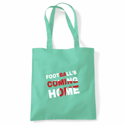 Football's Coming Home Coloured Cotton Tote Bag - Image 32
