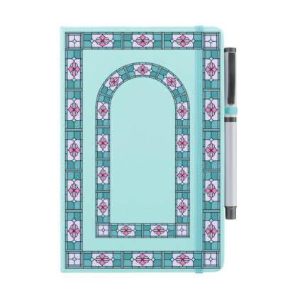 Art Deco Personalised Notebook with Pen - Image 14