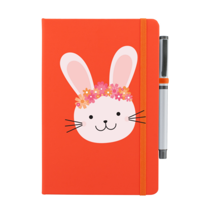 Rabbit Personalised Notebook with Pen - Image 9