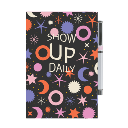 Show Up Daily Moon & Stars Notebook with Pen - Image 10