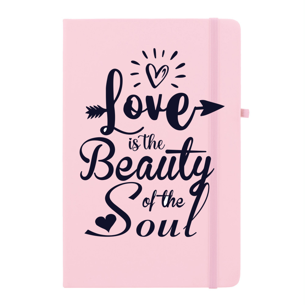 Love Is The Beauty Of The Soul Personalised Soft Feel Notebook - Image 10
