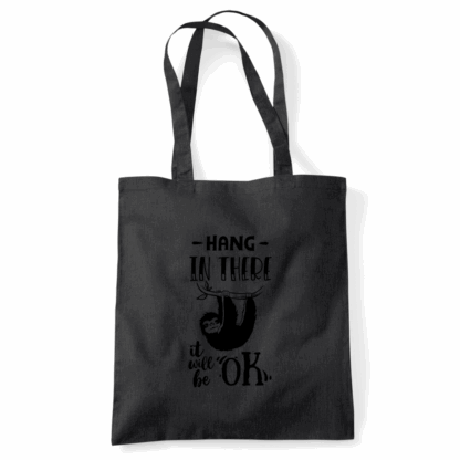 Hang In There Sloth Tote Bag - Image 3
