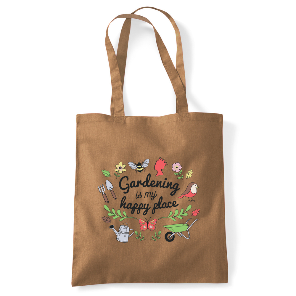 Gardening is my Happy Place Tote Bag - Image 37