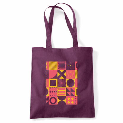 Square Patterns Tote Bag - Image 30