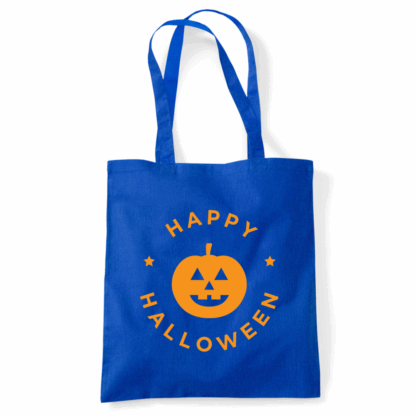 Happy Halloween Pumpkin Personalised Tote Bag - Image 9