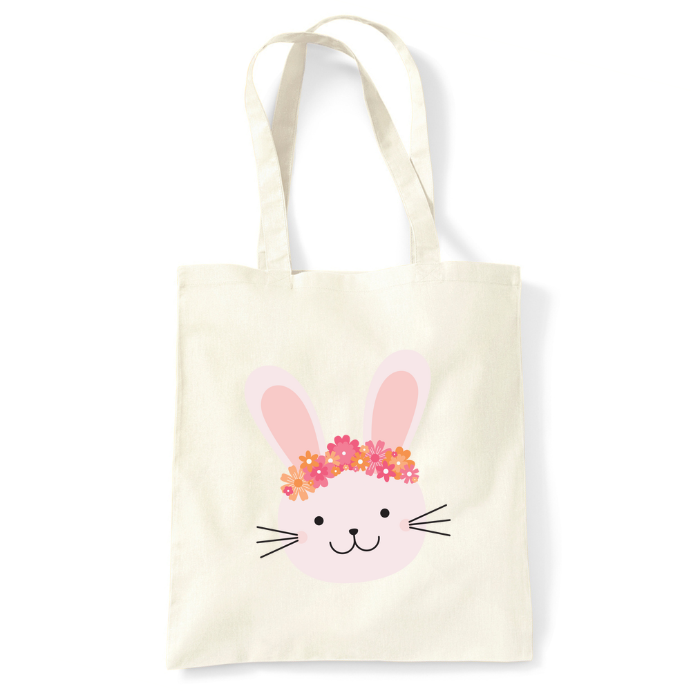 Rabbit Organic Cotton Tote Bag - Image 3