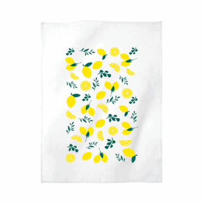 Lemons Personalised Tea Towel