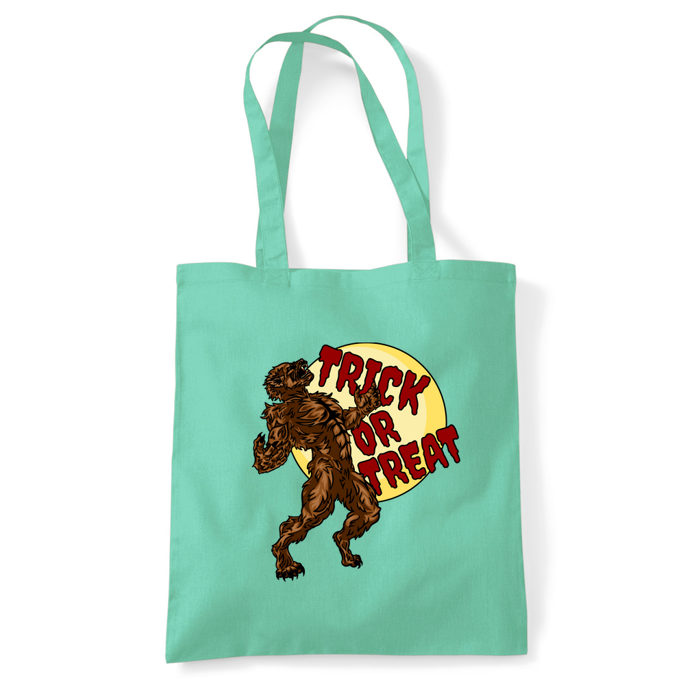Trick or Treat Werewolf Personalised Tote Bag - Image 44