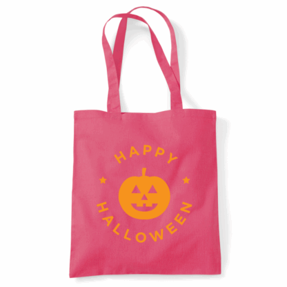 Happy Halloween Pumpkin Personalised Tote Bag - Image 29
