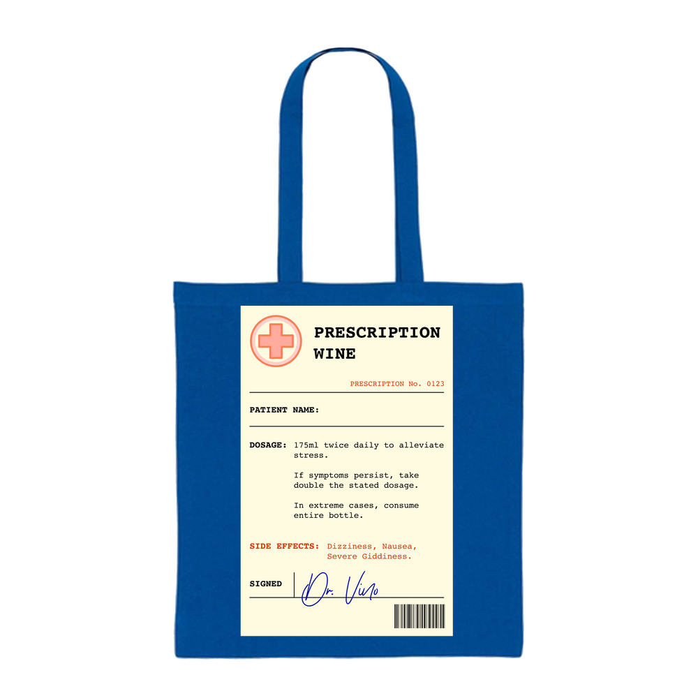 Wine Prescription Personalised Tote Bag - Image 5