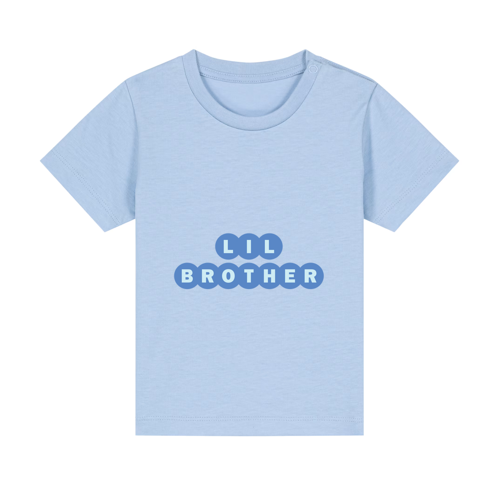 Lil Brother Personalised Baby/Toddler T-Shirt - Image 2