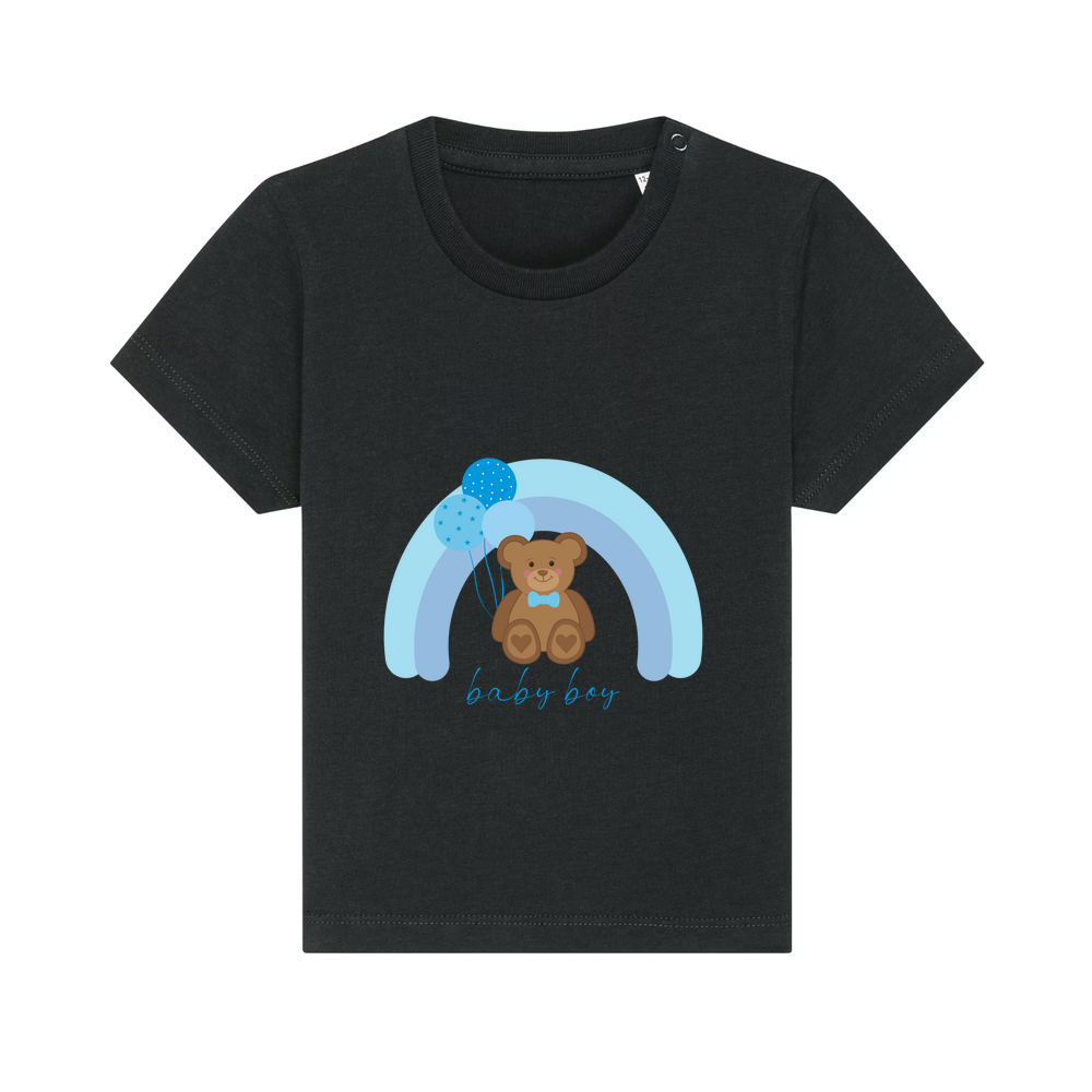 Baby Boy Personalised Teddy Bear Baby/Toddler T-Shirt - Image 12