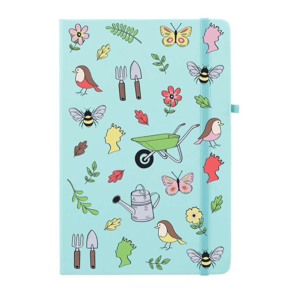 Gardening Pattern Personalised Notebook - Image 2