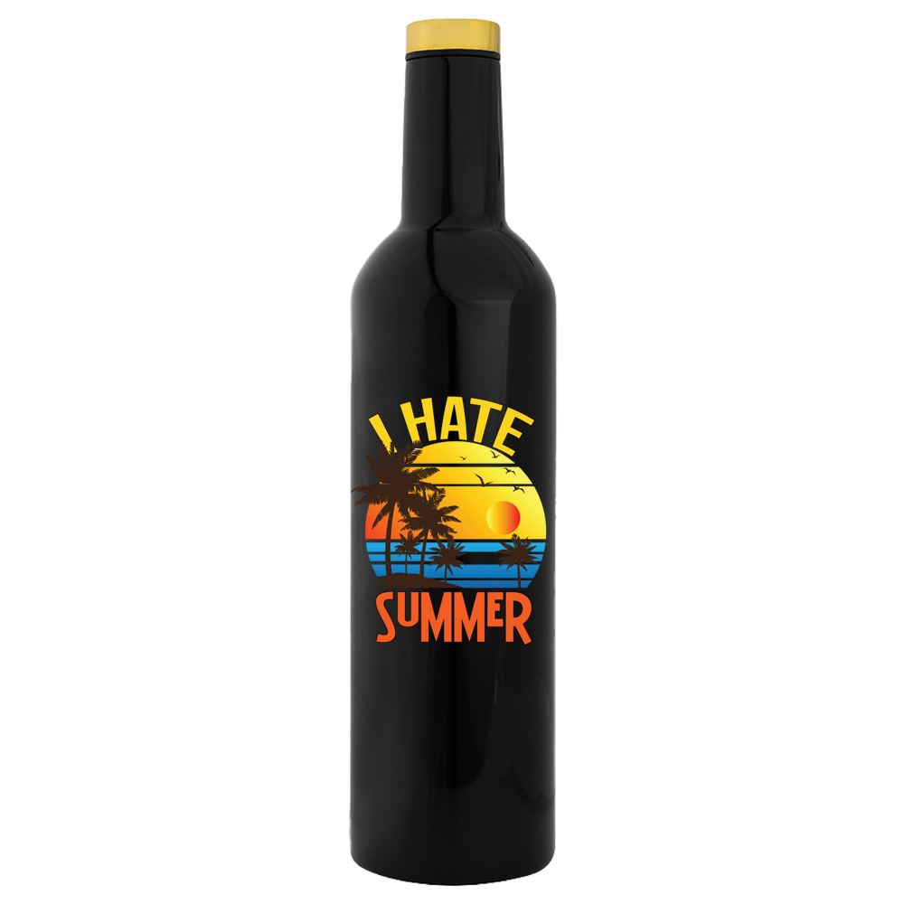 I Hate Summer Bottle Flask - Image 4