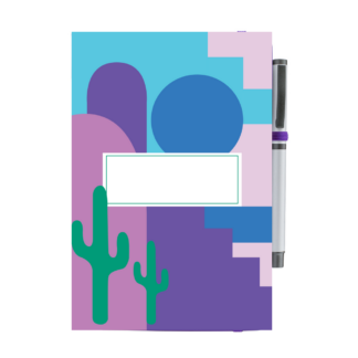 Abstract Desert Personalised Notebook with Pen