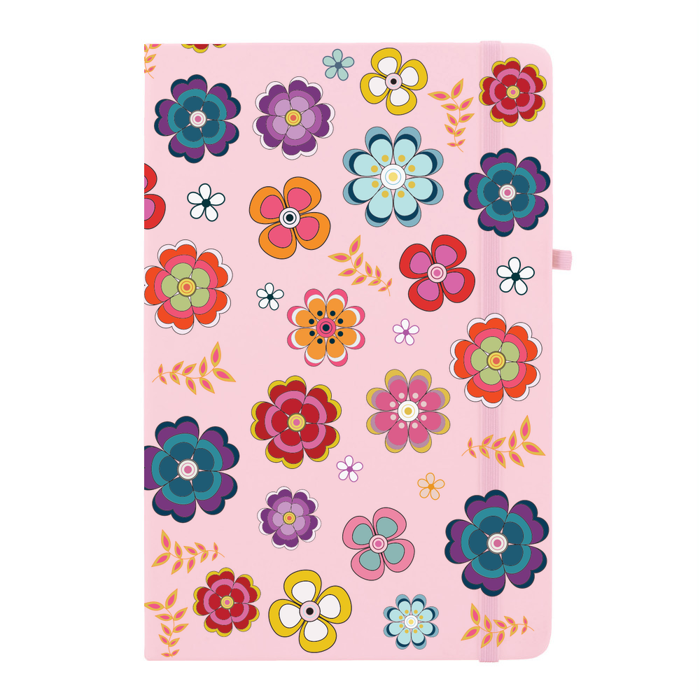 Floral Pattern Personalised Notebook - Image 3