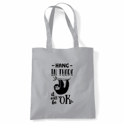 Hang In There Sloth Tote Bag - Image 16