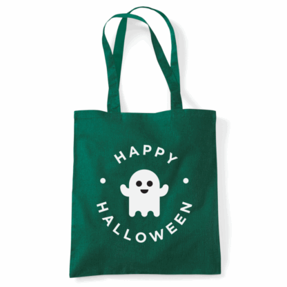 Happy Halloween Ghost Personalised Cotton Tote Bag - Image 41