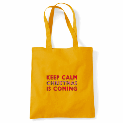 Keep Calm Christmas Is Coming Tote Bag - Image 35