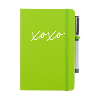 xoxo Personalised Notebook with Pen - Image 8