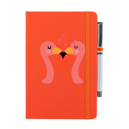 Flamingos Personalised Notebook with Pen - Image 7